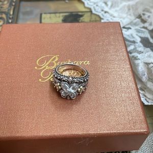 Barbara Bixby 18 K Sterling ring